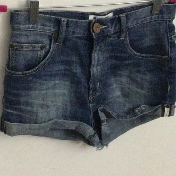 One Teaspoon Harlets Shorts Size 27 With Retro Back Pocket Design